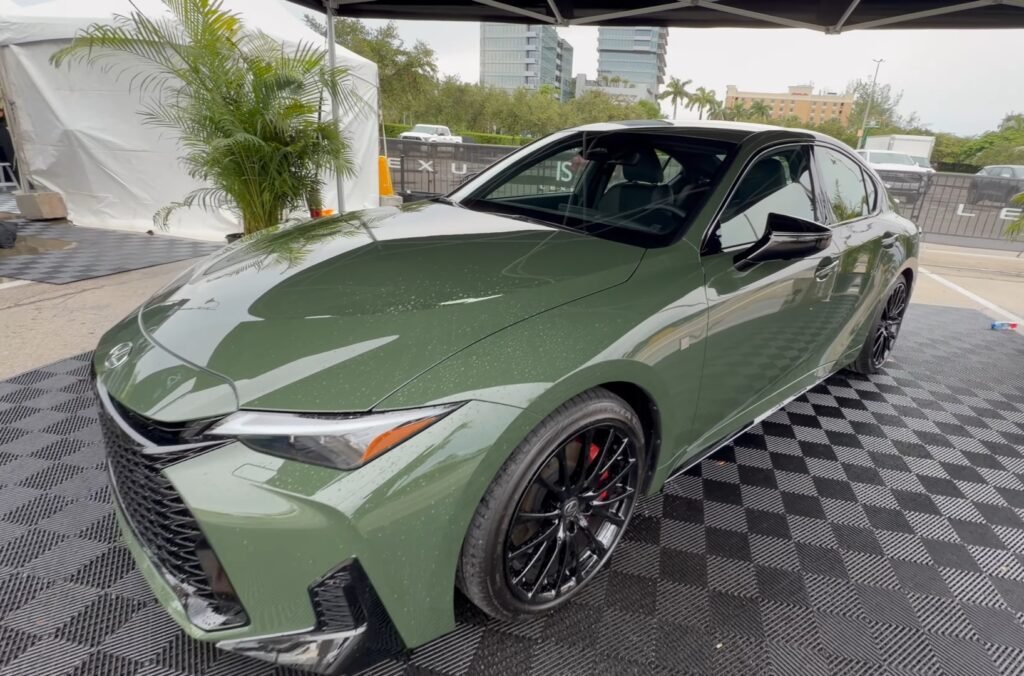 2027 Lexus IS Special Appearance Package Revealed With Envious Green Paint Lexus IS 350 f sport