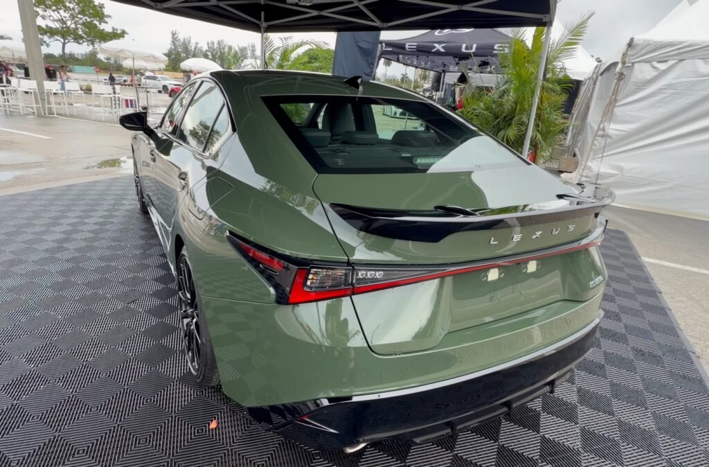 2027 Lexus IS Special Appearance Package Revealed With Envious Green Paint Lexus IS 350 f sport